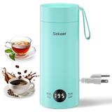 Small Travel Portable Electric Kettle, Mini Tea Kettle Hot Water Boiler, 0.5L & 500Watts, with 4 Variable Presets