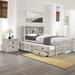 Rustic Style Twin Size Platform Bed Twin Size Bookcase Captain Bed