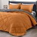 Queen Comforter Set for All Seasons -3 Pieces Soft Bedding Sets - 1 Comforter (88"x92") and 2 Pillow Shams(20"x26") , AB Design