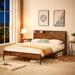 Retro Style Queen Size Platform Bed