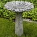 Campania International Sunflower Birdbath Concrete, Copper in Green | 27.25 H x 24.5 W x 24.5 D in | Wayfair B-154-EM