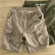 Summer Casual Big Pocket Cargo Shorts Harajuku Style Men's Sports Short-pants Outdoor Hiking Jogging