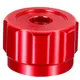 1pc Round Wheel Handle Faucet Handles Manifold Gauges Knob Aluminum Alloy Red HVAC Air Conditioner