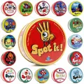 30/55PCS Cards Toys Spot It Dobble Cards Game Animals Numbers Matching Board Game Kids Sports Go