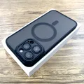 Coques d'empreintes digitales antireflet pour iPhone charge magnétique luxe 256 15 14 13 Pro