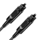 EMK Optical Audio Cable Optical Cable Nylon Braided Digital Fiber Optic Toslink Cable for Sound Bar