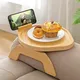 Home Sofa Arm Tray Couch Arm Clip Table Portable Couch Cup Holder Portable Snacks Drinks Remote