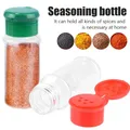 Transparent Kitchen Salt Shaker Portable Condiment Storage Jar Empty Bottle Pepper Container Bottle