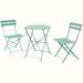 Latitude Run® Patio Dining Set in Green | 23.6 W x 23.6 D in | Wayfair 1C5AA85AA2EA4C649BDD9E7B535499A7