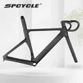 Spcycle 2024 New Aero Carbon Road Bike Frame Disc Brake Full Hidden Cable 700x32C Race Bicycle