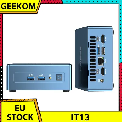 GEEKOM IT13 Mini PC Intel i9-13900H 14 cœurs 20 fils Jusqu'à 5.40 GHz 32 Go DDR4 RAM 2 To SSD