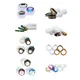 3 Pieces Resin Ring Molds Silicone Ring Molds Ring Casting Mold Circle Jewelry for DIY Craft Ring