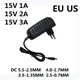 Best quality AC/DC Adapter DC 15V 0.5A 1A 2A 3A AC 100-240V Converter Adapter 15 V Volt 1000MA