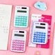 Mini calculatrice portable pour enfants design de documents de bonbons 8 chiffres calculatrice