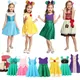 Robe de princesse mignonne pour filles robe sirène pour enfants Elsa Anna Pepper Fibra fête