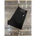 2024 Jeans men New elastic fashion black embroidery size 29-40 Straight long Slim Fit Feet pants