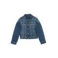 Gap Denim Jacket: Blue Solid Jackets & Outerwear - Kids Girl's Size Large
