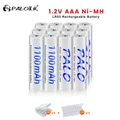 PALO-Batterie aste 1.2V AAA 1100mAh Ni-laissée 3A 24.com + 4 emplacements 1.2V 1.5V chargeur