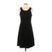 White House Black Market Cocktail Dress - A-Line: Black Solid Dresses - Women's Size Small