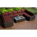 Wade Logan® Buckholtz 10 Piece Surround Sectional Set w/ Cushions in Brown | Outdoor Furniture | Wayfair BEA641AF407A405990A12067BFDF56CC