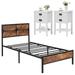 Trent Austin Design® Miramontes Bedroom Set Bed Frame & Nightstand Set Wood/Metal in White | Twin | Wayfair BC8B5E140F044AC9872582E1DFA7C641