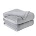 Everly Quinn Hassain Blanket Microfiber/Fleece/Microfiber/Fleece in Gray | 110 W in | Wayfair FC3ED8FF721C4054BAE59FDE0B09D063