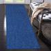 Blue 480 x 24 x 0.4 in Area Rug - Latitude Run® Solid Color Custom Size Runner Area Rugs Royal Polyester | 480 H x 24 W x 0.4 D in | Wayfair