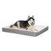 MidWest Homes for Pets Defender EcoSpring Orthopedic Dog Bed Metal in Gray/White | 4.5 H x 40 W x 30 D in | Wayfair DO3040T-FGY