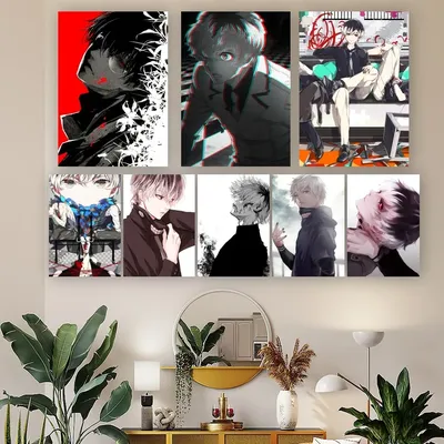 Tokio Ghul Anime Poster druckt Wandt attoos Aufkleber Bilder Wohnzimmer Wohnkultur Image
