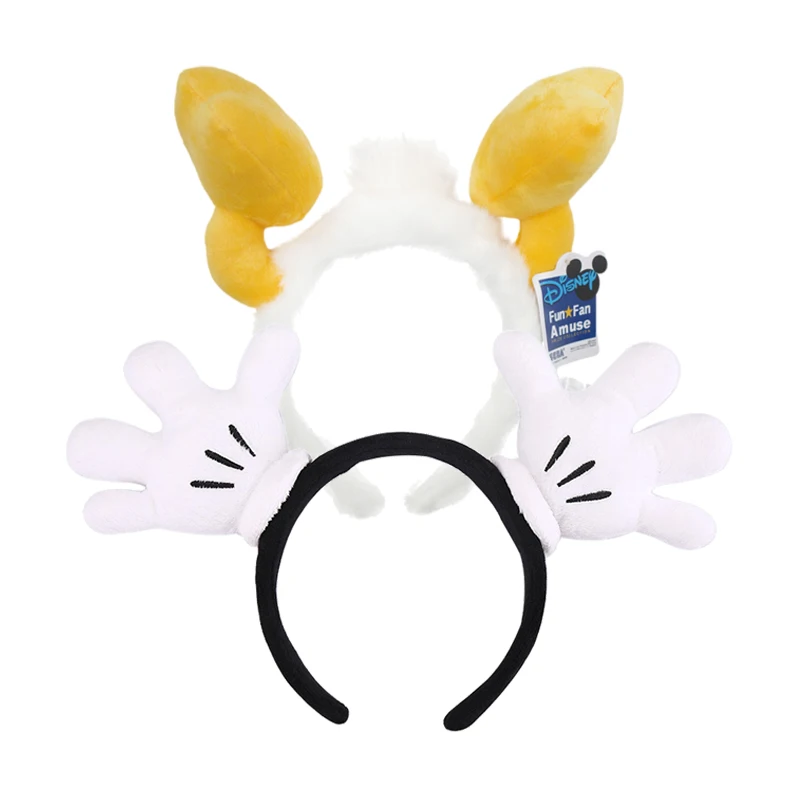 Disney Mickey Hand Stirnband Hairhoop Donald Duck Fuß Niedliche klassische Disneyland Cartoon Plüsch Mickey Mouse Stirnband Frauen Kopfbedeckung Image