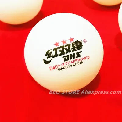 30 bälle/60 bälle DHS 3-star D40 + Tischtennis Ball Original 3 Sterne Gesäumt Wird Neue Material ABS Kunststoff Ping Pong Bälle Poly Image