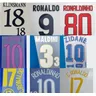 Retro Namens sätze Zidane Top Aaaa Qualität Maldini Ronaldinho Klinsmann Eisen auf Retro Name und