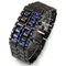 2023 Modestil Eisen Samurai Metall Armband Uhr führte digitale Armbanduhren Stunde montre