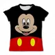 Jungen Mädchen Cartoon T-Shirts Kinder Mickey Mouse Print T-Shirt für Jungen Kinder Sommer Kurzarm