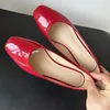 Plus Größe 42, Candy Farbe Faulenzer Sommer Damen Flache Schuhe Patent Leder Frauen Bequeme Slip Auf