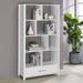 Latitude Run® Shoneen Book Cabinet Bookcase in White | 68 H x 35.5 W x 15.5 D in | Wayfair 0DF8CDD5A3A047699D9D2560EE5AC1F5