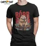 T-Shirt da uomo Kurwa Bobr Bober Beaver Boberek Funny Pure Cotton Tees maglietta a maniche corte
