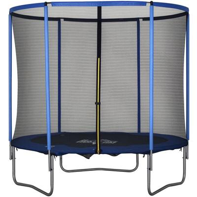 Trampolin mit Sicherheitsnetz Gartentrampolin für Innen- und Außenbereich Fitnesstrampolin für Image