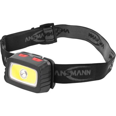 Ansmann - led Stirnlampe – breite Ausleuchtung dank 3W cob led Technik,