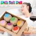 RunJia 6PCS Bubble Bath Ball Shower Bomb Skin Essential Oil Moisturizing Exfoliating