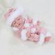 30 cm ca. Puppe Wiedergeborene Babypuppe lebensecht Niedlich Ungiftig Kreativ Vinyl mit Kleidung und Accessoires für Geburtstags- und Festgeschenke für Mädchen