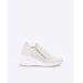 Slip On Wedge Trainers - White - River Island Sneakers