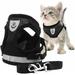 Cat Harness Cat Harness Cat Harness Leash Cat Harness Leash Cat Harness with Leash Reflective Vest Adjustable Harness Leash for Small Cat Puppies Cat Walking (M) Tantue