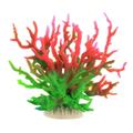 Usmixi Artificial Aquarium Coral Decor Plastic Faux Coral Reef Decorative Cute Fish Tank Decorations Under The Sea Centerpiece Realistic Ocean Plant Ornaments for Party Living Room and Bedroom