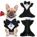 Tersalle Dog Suit Dog Clothes Shirt Wedding Attire Party Bow Tie Suit Outfit for Small Medium Dogs Cats Easter Pet Costumes Birthday Puppy Clothing International Pet Day