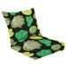 Outdoor Deep Seat Cushion Set 24 x 24 Cute line cactus Colorful seamless pattern Endless pattern used for Deep Seat Back Cushion Fade Resistant Lounge Chair Sofa Cushion Patio Furniture Cushion