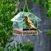 GBAYXJ Bird Feeders Outdoor Clearance Hummingbird Feeders Outdoor Handmade Acrylic Birdhouse Hanging Birdhouse Outdoor Garden Yard Decoration Pethouse Birdhouse Outdoor Yard Birdhouse