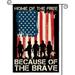 Memorial Day Patriotic Garden Flag 12x18 Inch Double Sided Veteran USA flag 4th of July Independence Day Yard Outdoor Decoration