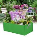 Bilqis Fabric Raised Garden Bed Rectangle Breathable Planting Container Growth Bag Garden Flower Grow Bag Vegetable Planting Bag Planter Pot with Handles for Plants Flowers