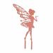 Decorative Garden Stakes Fairy Silhouette Metal Yard Stakes Arts Outdoor Garden Decor Spring Decor